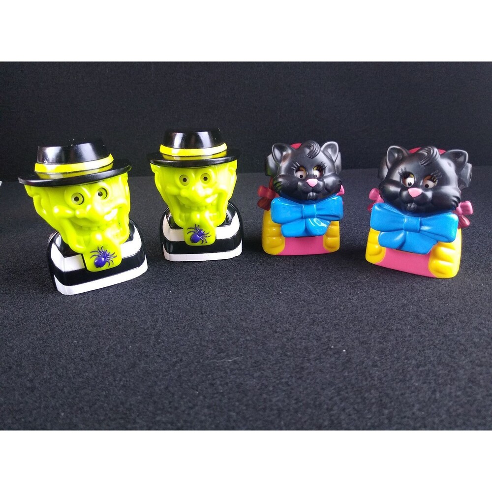 Birdie Black Cat w Hamburglar Mask Halloween Candy Dispenser Figures 4 McDonalds